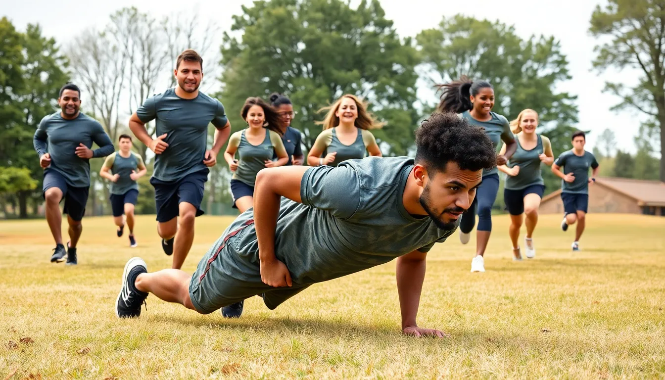 8-week military fitness program