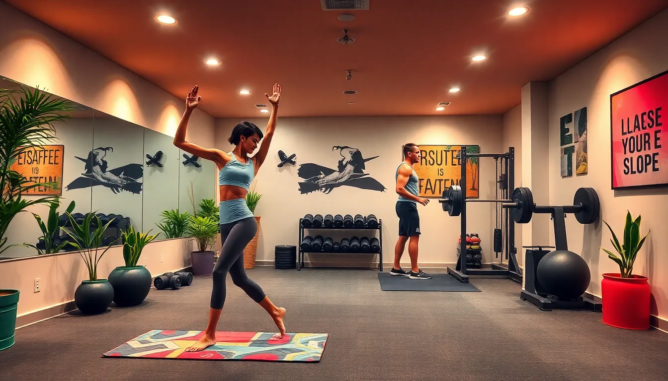 basement workout room ideas